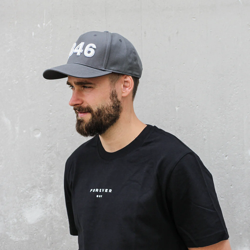 Basecap 1846 Applikation grau - Image 3