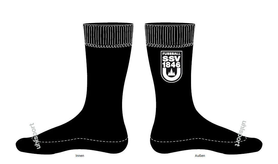 Schwarze Socken mit SSV Wappen - Image 4